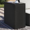 vidaXL Garden Side Table Black