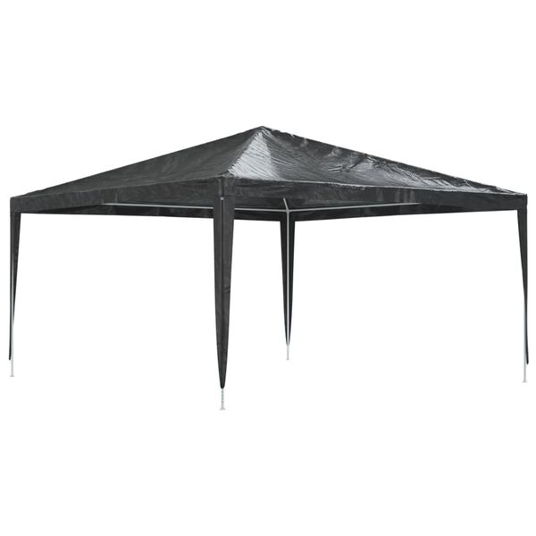 vidaXL Party Tent Anthracite Polyethylene 13.1 x 13.1 ft Durable