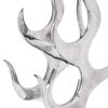 vidaXL Wine Rack Flame Shape Aluminum Silver 9 Bottles