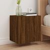 vidaXL TV Wall Cabinet Brown Oak 15.9x11.8x15.7" Engineered Wood