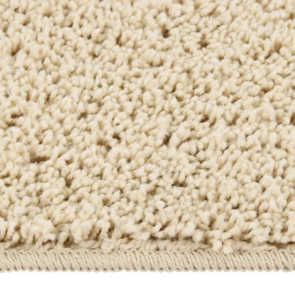 vidaXL Rug Cream 100% Polypropylene 78.7 x 114.2 in Area Rug