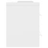 vidaXL Sink Cabinet With Basin White Engineered wood Compact