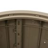 vidaXL Garden Storage Box Light brown Polypropylene Medium