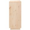 vidaXL Sideboard Natural Wood Solid pine wood (untreated) Medium Cabinet