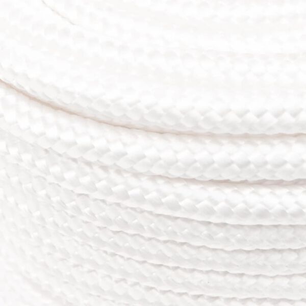 vidaXL Boat Rope Full White 0.55 " 82.0 ' Polypropylene