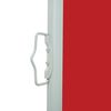 vidaXL Side Awning Red Steel frame 55.1 x 118.1 in Retractable