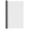 vidaXL Mesh Screen Fiberglass 31.5x393.7" Black