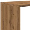 vidaXL Room Divider Bookcase Artisan Oak Engineered Wood 3-Tier