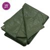 vidaXL Tarpaulin 0.6 oz/ft&sup2; 19.7'x19.7' Green HDPE