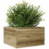 vidaXL Garden Planter Natural Wood Impregnated Solid Pine Wood Medium