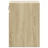 vidaXL Wall-mounted Bedside Cabinet Set of 2 Sonoma Oak Engineered wood