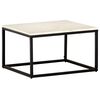 vidaXL Coffee Table White and black