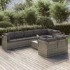 vidaXL Garden Lounge Set Grey, Dark Grey