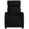 vidaXL Massage Recliner Chair Black Polyester fabric, metal, plywood