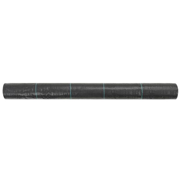 vidaXL Weed Membrane Black Polypropylene 3.3 x 82 ft