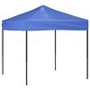 vidaXL Party Tent Blue 210D oxford fabric with silver coating 6.6 x 6.6 ft