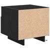 vidaXL Bedside Cabinet with Drawer Black Oak 15.75 x 15.35 x 14.57 in