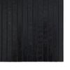 vidaXL Rug Black Bamboo 27.6 x 39.4 in Rug Rectangular Modern