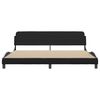 vidaXL Bed Frame Black and White
