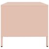 vidaXL TV Cabinet Pink 26.8x19.7x17.1" Cold-rolled Steel