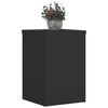 vidaXL Plant Stand Set of 2 Black Engineered Wood Small Durable