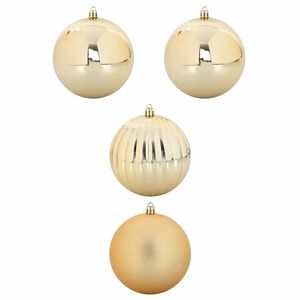 vidaXL Christmas Bauble Set 4 pcs Gold XXL