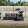 vidaXL Patio Lounge Set Anthracite, Dark grey