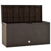 vidaXL Storage Box Brown Polypropylene Medium Garden Storage Box