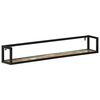 vidaXL Wall Shelf Set of 2 Mixed color finish