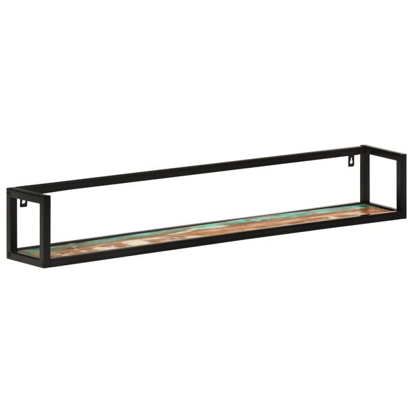 vidaXL Wall Shelf Set of 2 Mixed color finish