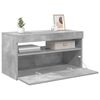 vidaXL TV Cabinet Concrete Grey Engineered Wood Medium TV Cabinet
