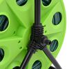 vidaXL Free Standing Green Hose Reel with 98.4 ' Hose PVC