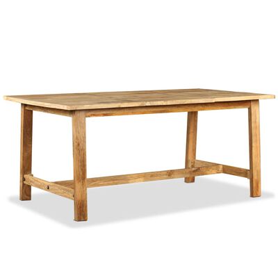 vidaXL Dining Table Solid Mango Wood 70.9"