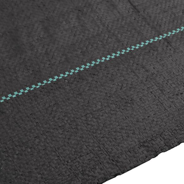 vidaXL Weed Membrane Black Polypropylene 3.3x656.2 ft
