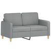 vidaXL Sofa Set Light gray