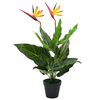 vidaXL Fake Plant Green, Red, Yellow Plastic Medium Decorative Inlays