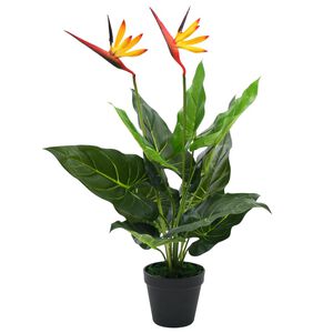 vidaXL Fake Plant Green, Red, Yellow Plastic Medium Decorative Inlays
