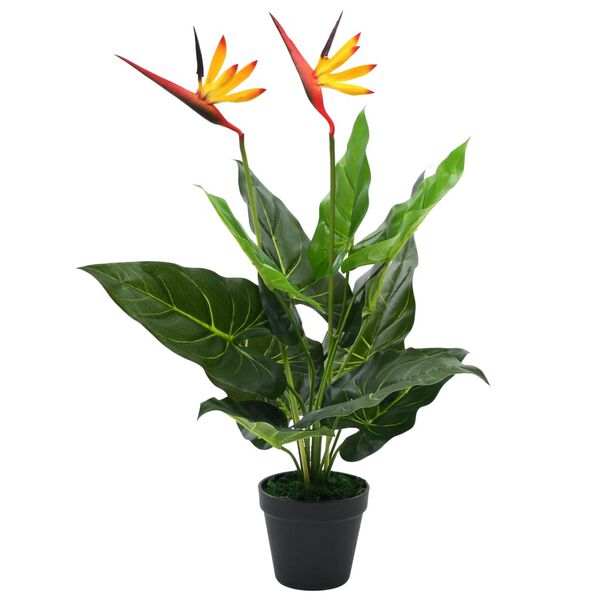 vidaXL Fake Plant Green, Red, Yellow Plastic Medium Decorative Inlays