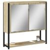vidaXL Bathroom Mirror Cabinet Sonoma Oak