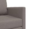 vidaXL Sofa Bed Taupe 29.13 x 30.31 x 31.89 in Fabric