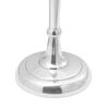 vidaXL Candle Holder Silver 12.60 x 12.60 x 31.30 in Aluminium