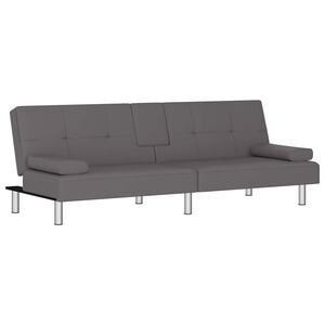 vidaXL Sofa Bed Grey