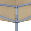 vidaXL Party Tent Roof 9.8'x9.8' Beige 0.9 oz/ft²