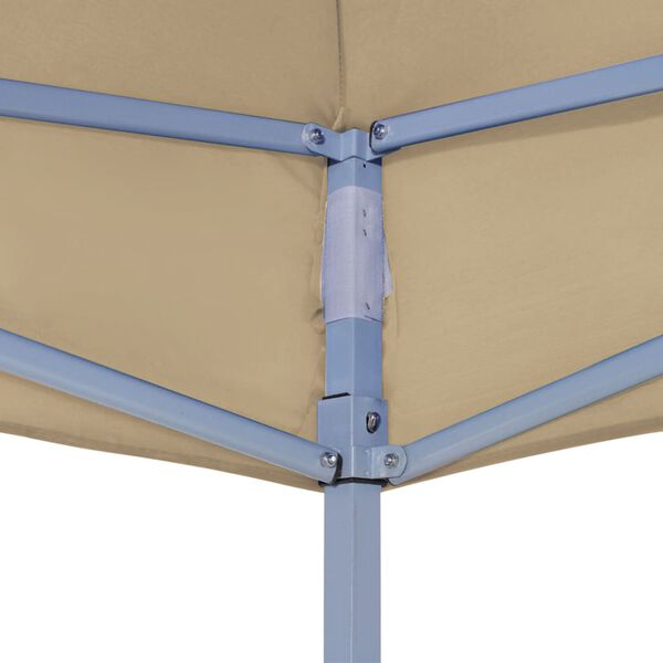 vidaXL Party Tent Roof 9.8'x9.8' Beige 0.9 oz/ft²