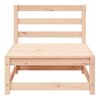 vidaXL Garden Lounge Set Brown Solid Pinewood Modular Garden Lounge Set