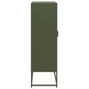 vidaXL Highboard Olive green Cold-rolled steel Medium