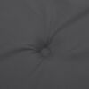 vidaXL Garden Bench Cushion Melange anthracite 100% polyester