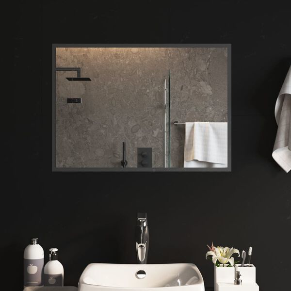 vidaXL LED Bathroom Mirror 27.6"x19.7"