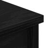 vidaXL Highboard Black Oak Engineered wood Highboard Rectangular