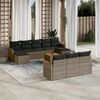 vidaXL Garden Sofa Set Grey